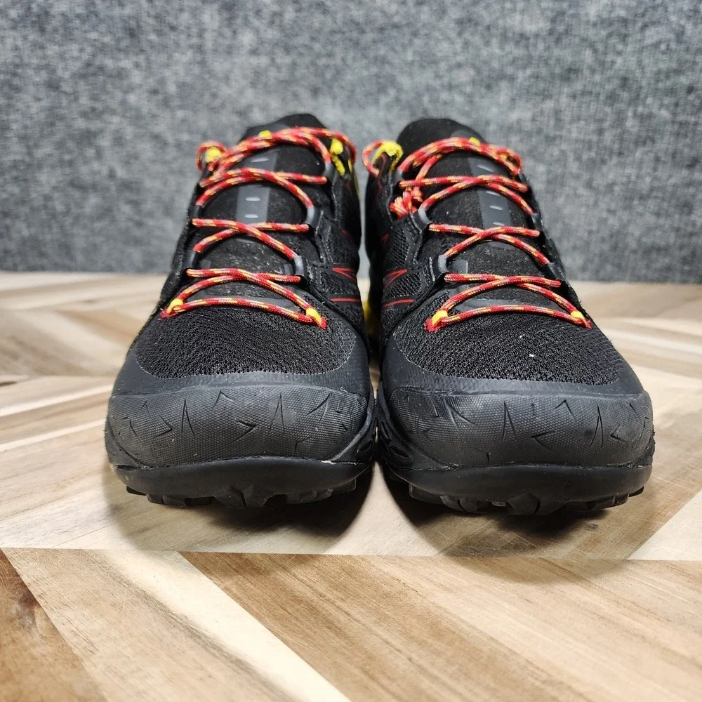 Asolo Softrock Men's Size 9 A-Cross Hiking Trail Shoes Sneakers Black/Yellow